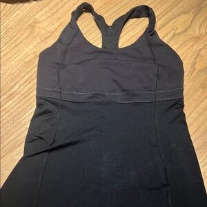 Black Racerback Athletic Tank Top